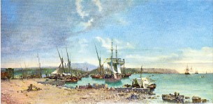 File:AGOSTINO FOSSATI - APPRODO DI VELIERI.jpg